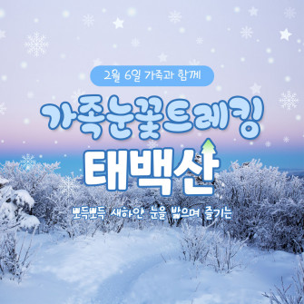 [2월 6일] 가족눈꽃트레킹 태백산