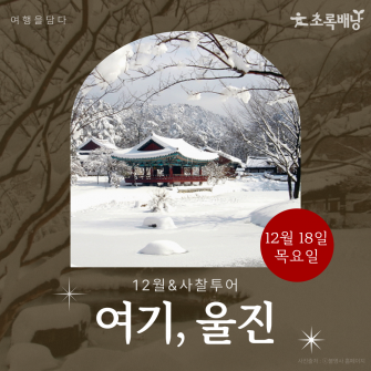 [12월&사찰투어] 울진 / 12월 18일 (목)